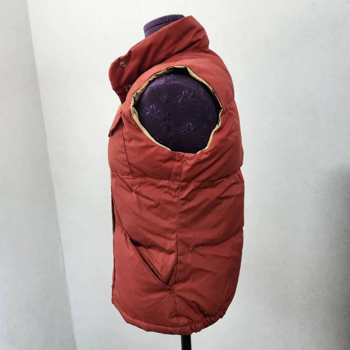 ヴィンテージ 70 s THE NORTH FACE ザノースフェイス ダウン ベスト BROWN LABEL