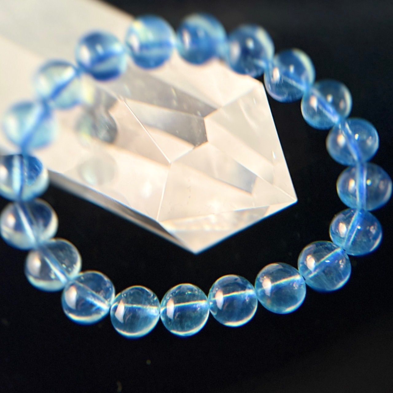 高品質 サンタマリア アクアマリン ブレスレット - メルカリ