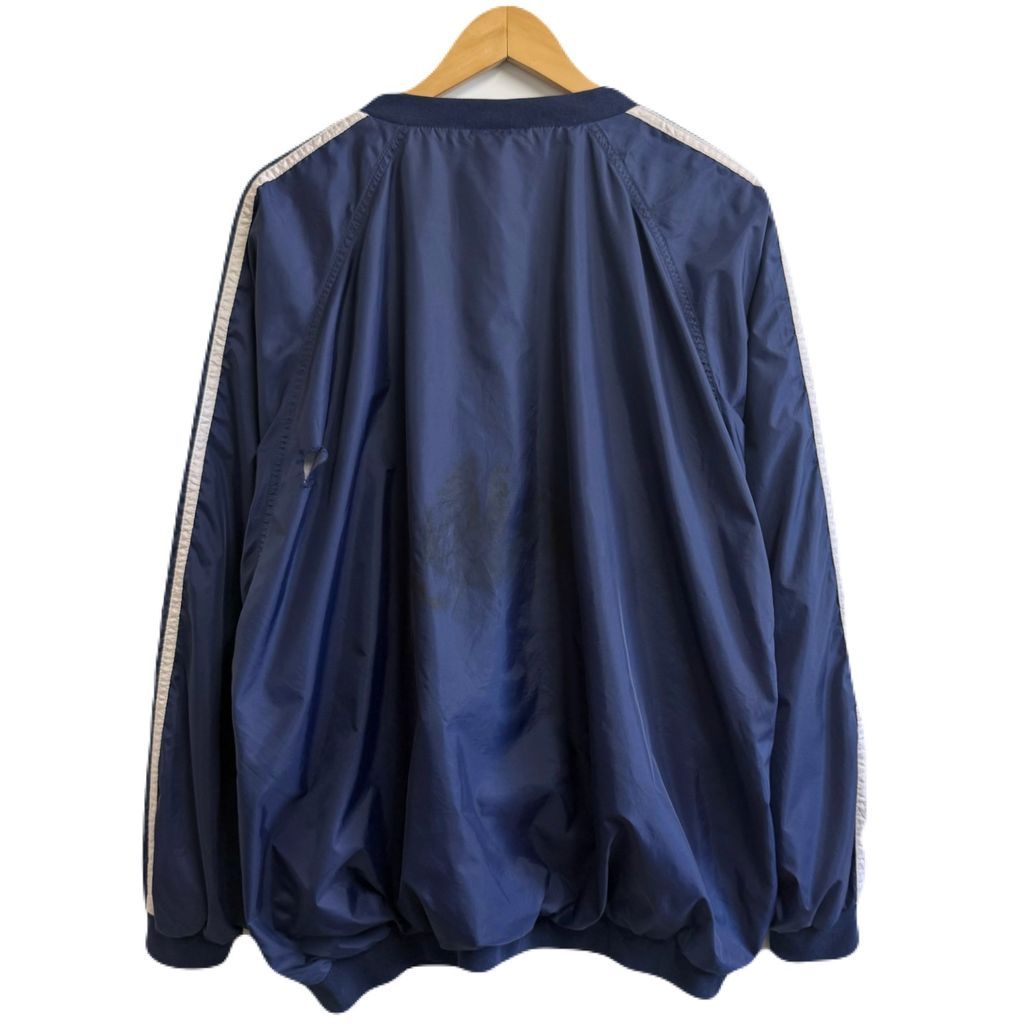 adidas アディダス ナイロンプルオーバー Vネック ワンポイントロゴ