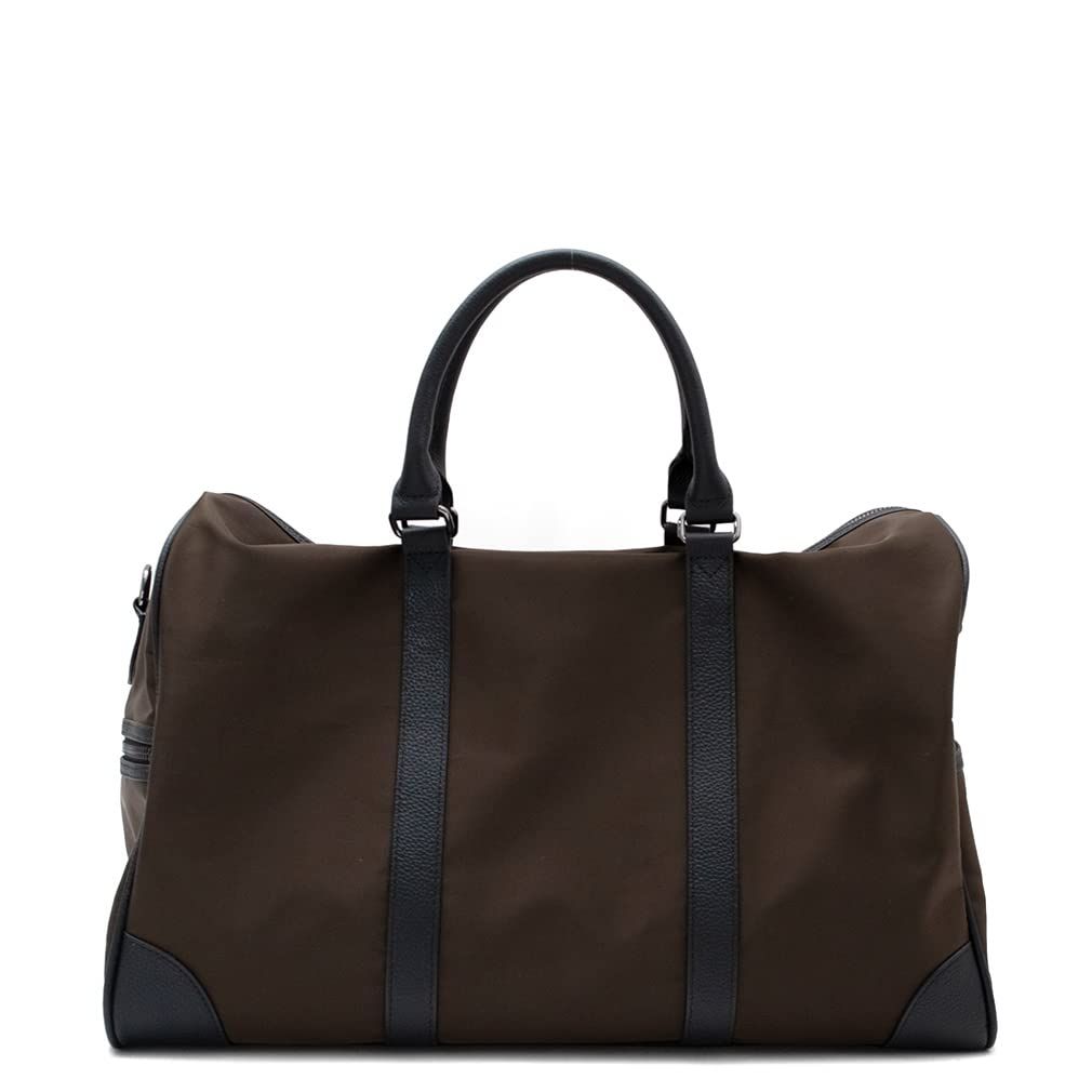 Gratante グラタンテ ボストンバッグ メンズ レディース 旅行 軽量 旅行バッグ 大容量 大きめ 高密度ナイロン 撥水 本革 肩掛け 斜めがけ 2 way バッグ 1泊 2泊 天ファスナー付き おしゃれ 多収納ポケット 出張 大人 abb g 0