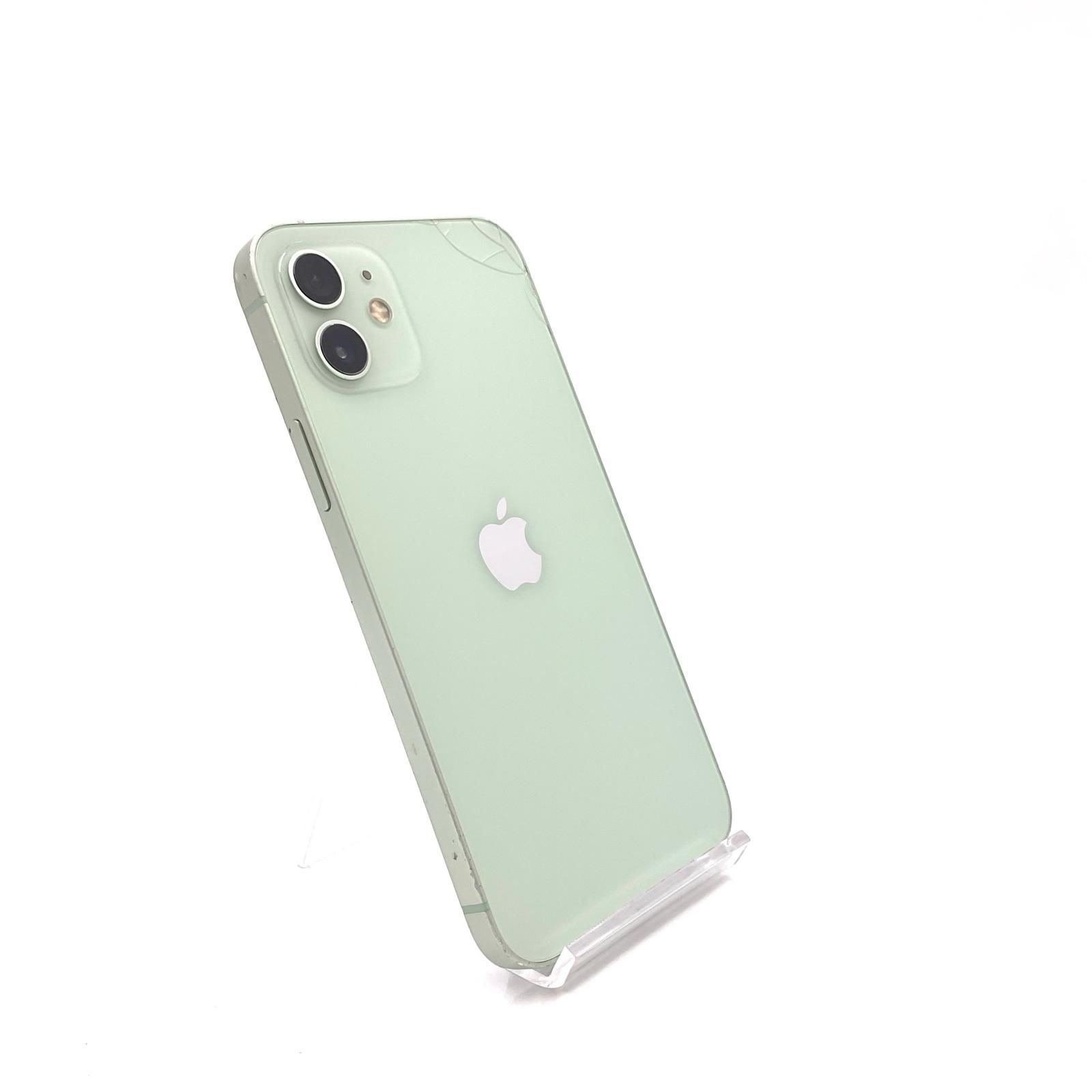 iPhone 12 256 GB グリーン docomo SIMフリー 白ロム 難有 78