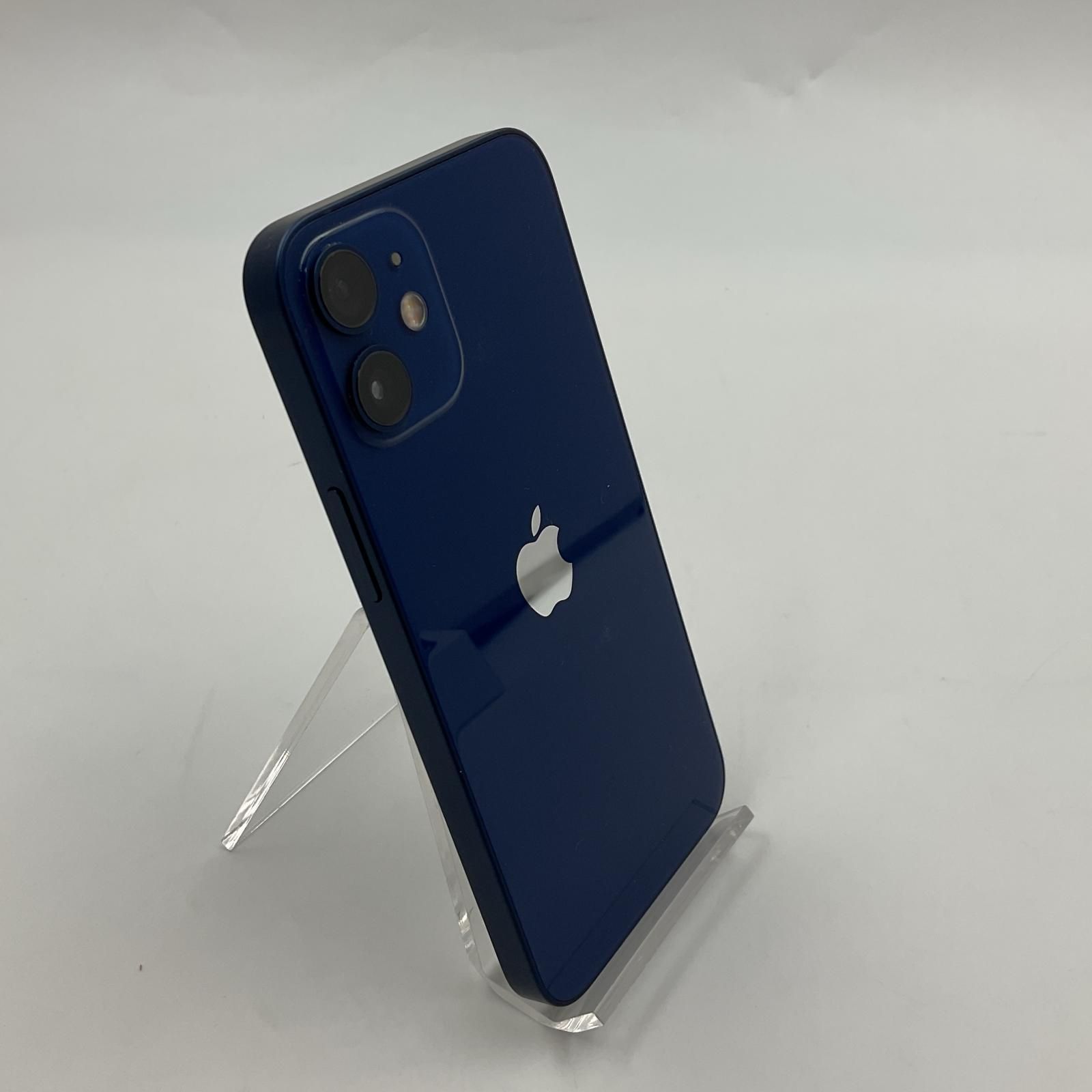 iPhone 12 mini 64 GB ブルー SIMフリー 白ロム 82%