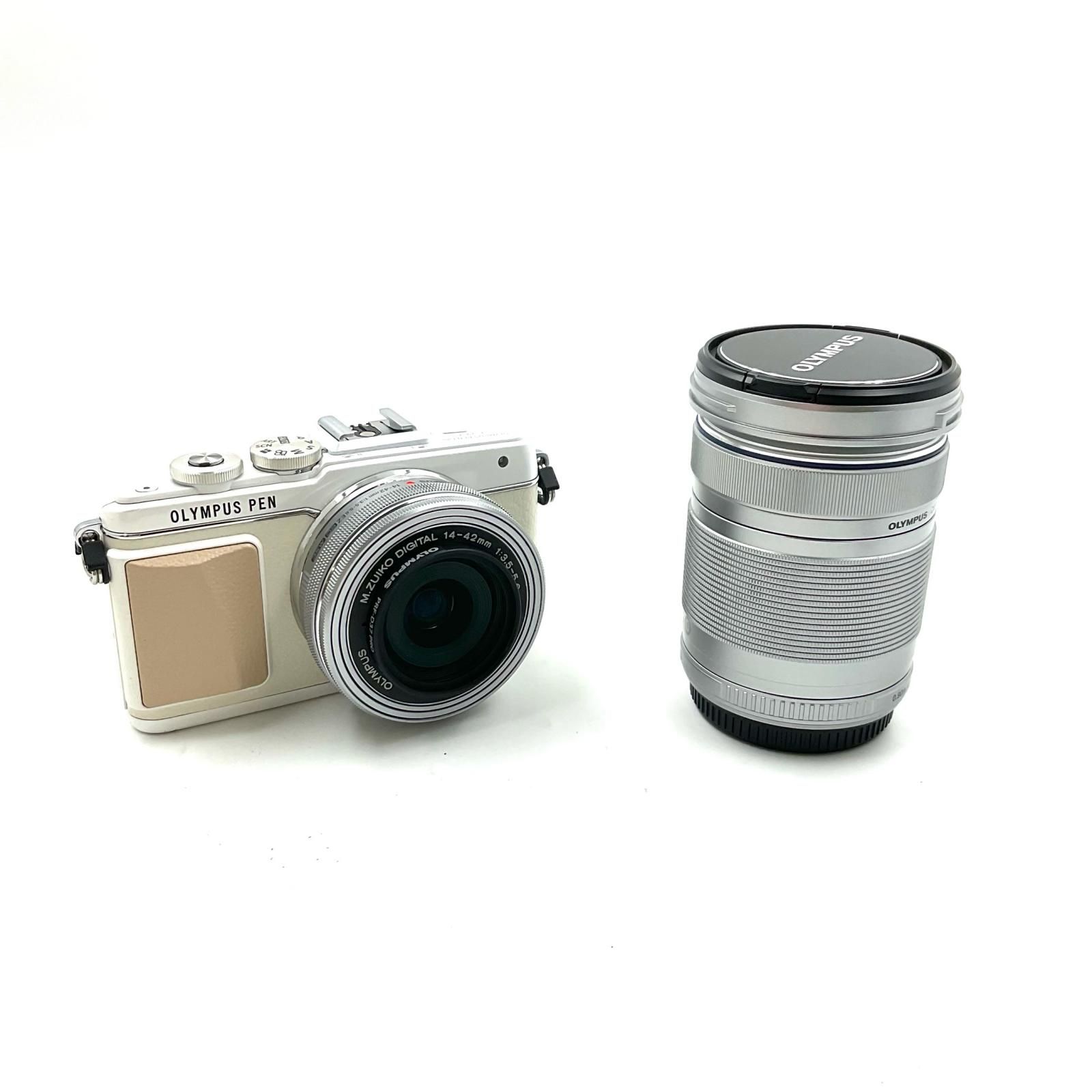 OLYMPUS デジタル一眼 PEN Lite E PL 7 EZダブルズームキット ホワイト