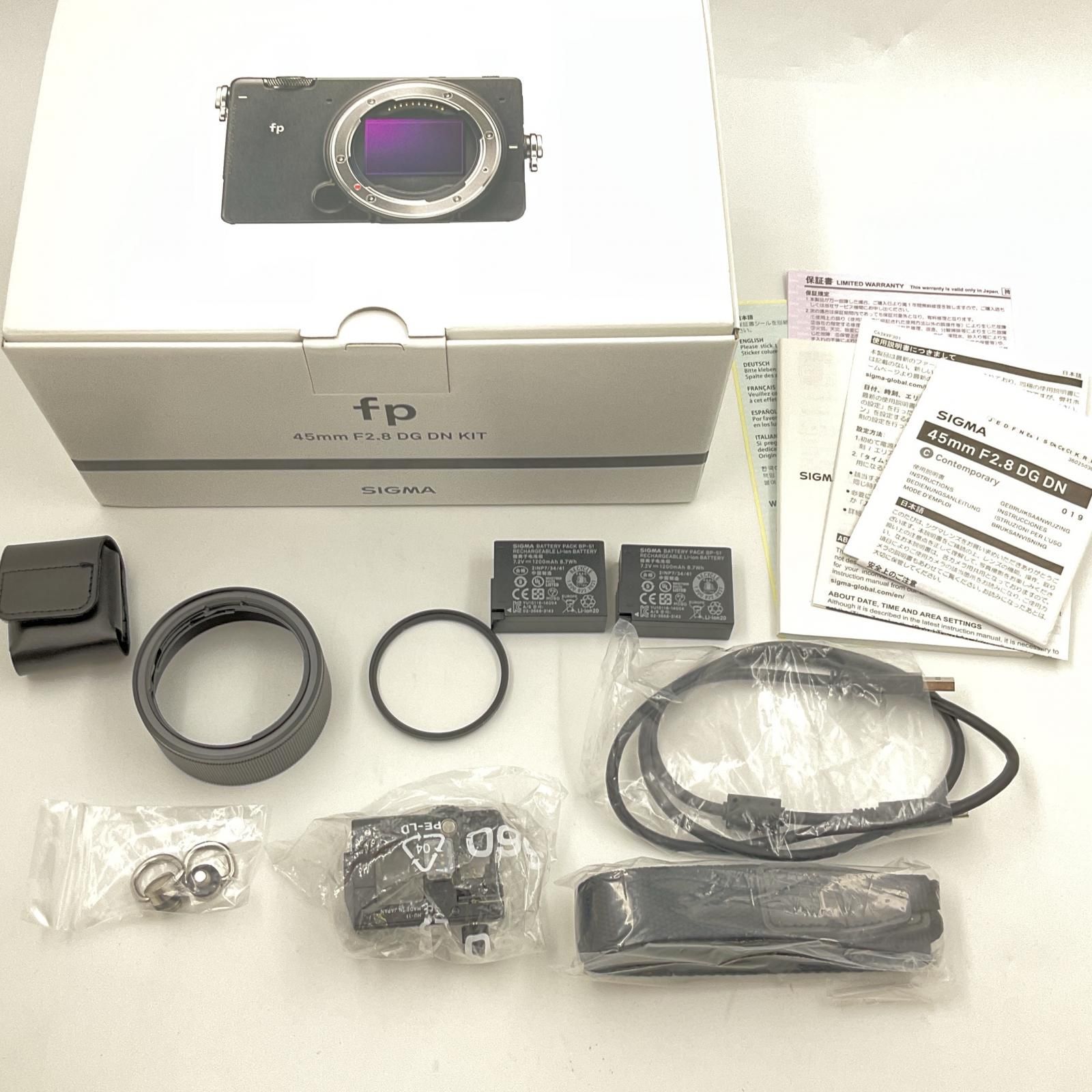 全額返金保証】【最速発送】SIGMA デジタル一眼 SIGMA fp 45mm F2.8 DG