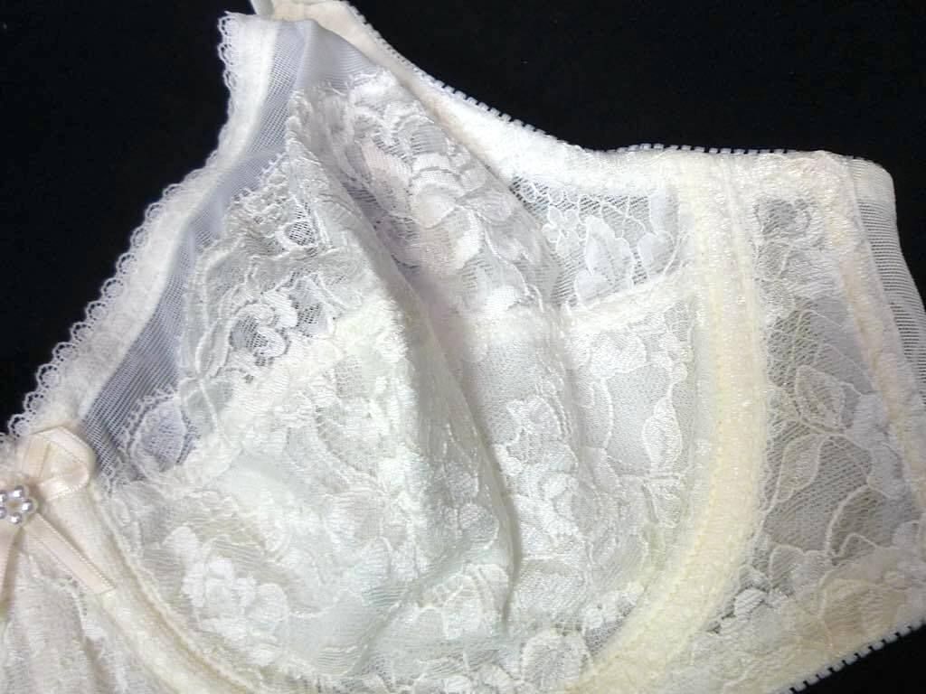 参考19800円 シャンデール シャルム 高級補正下着 ブラジャー ホワイト