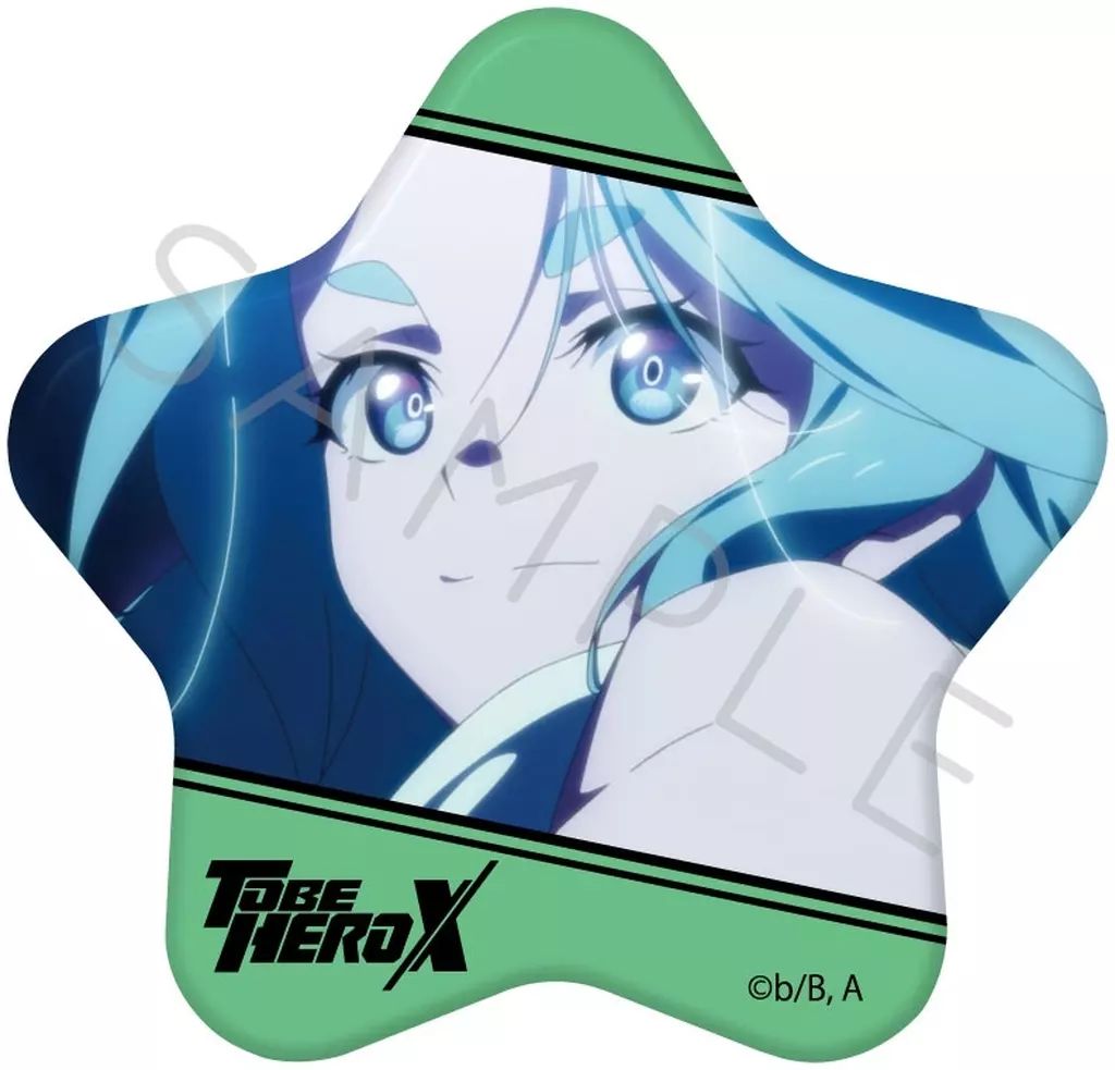 中古】バッジ・ビンズ 7.ラッキーシアン 星型缶バッジ 「TO BE HERO X