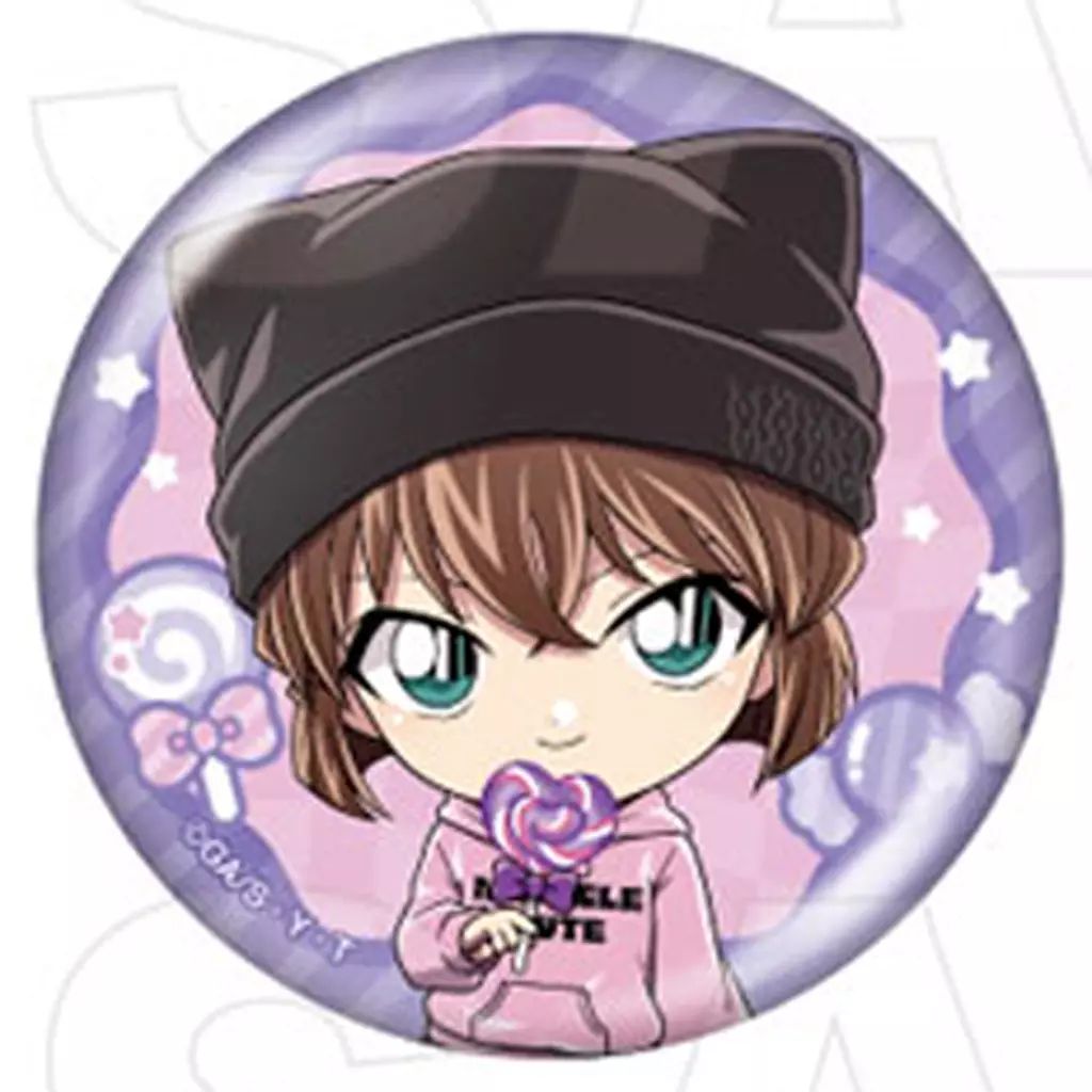 中古】バッジ・ビンズ 灰原哀 「名探偵コナン キャラバッジ