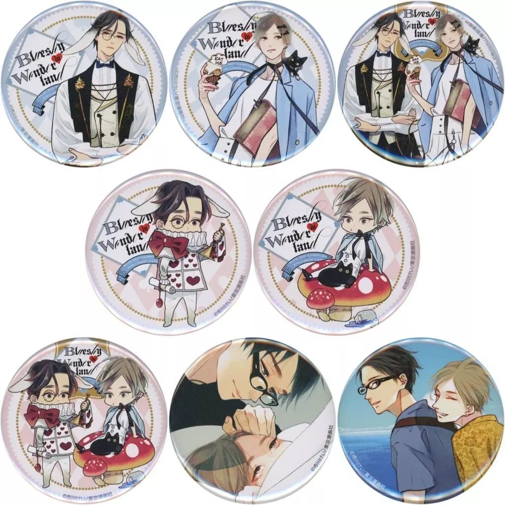 【中古】バッジ・ビンズ 全8種セット 「ブルースカイコンプレックス Bluesky in Wonderland×STELLAMAP afe 缶バッジ」