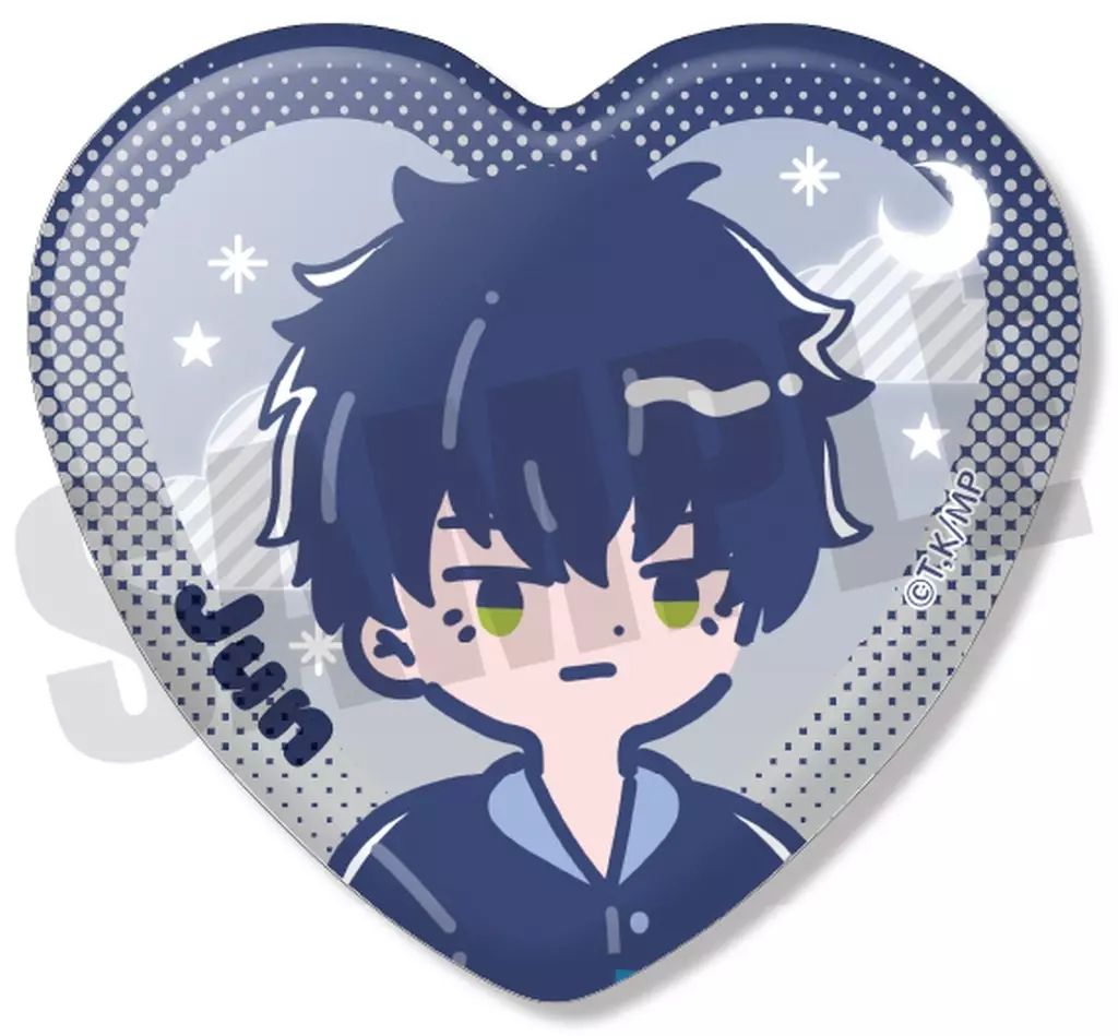 中古】バッジ・ビンズ 夜鷹純 「メダリスト れとぽぷ 第2弾 ハート型缶