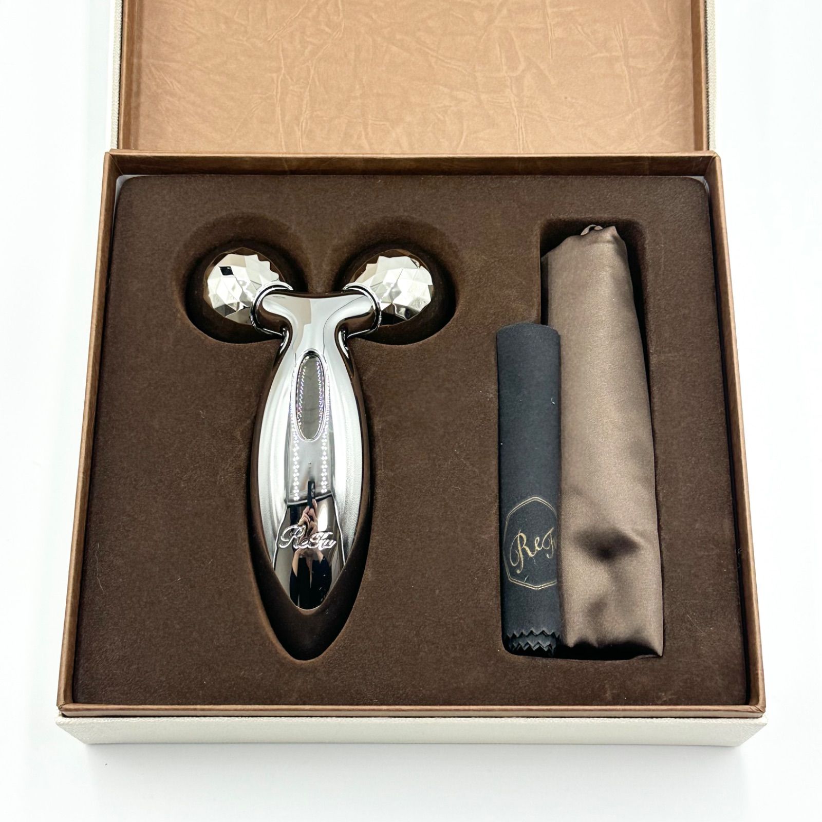 未使用に近い✨️】ReFa CARAT リファ カラット プラチナ電子ローラー