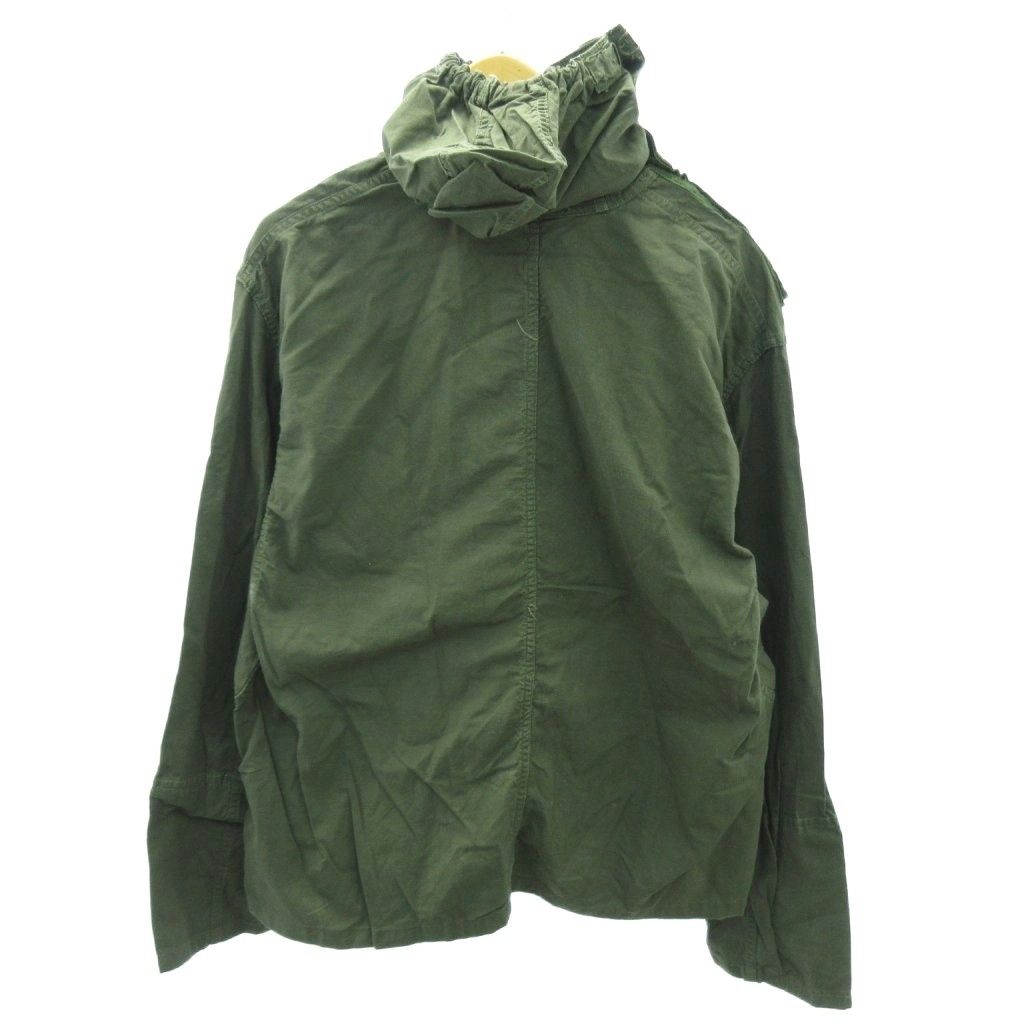 ヴィンテージ VINTAGE フランス軍 フレンチアーミー 60 s スモックパーカー フーディ ミリタリー 100 カーキ 1128