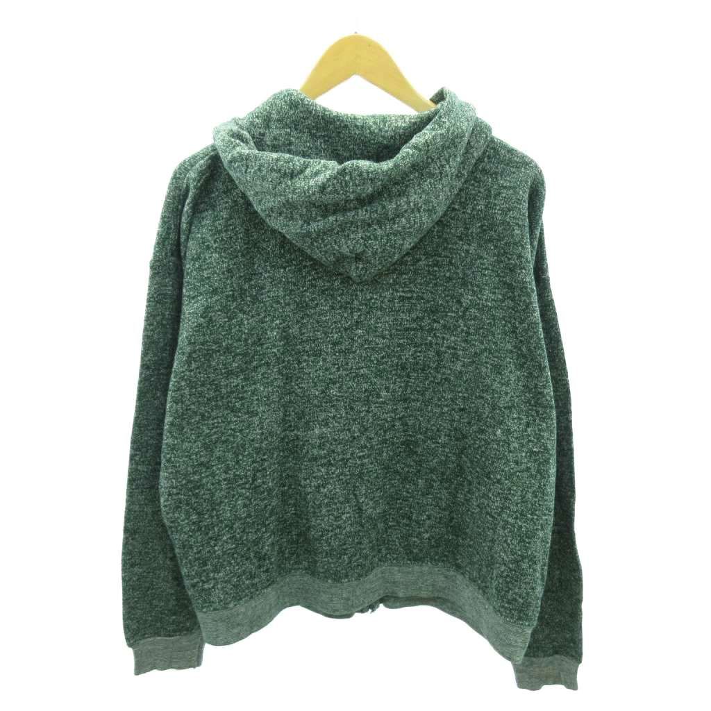 ヴィンテージ VINTAGE 60 s ジップアップ パーカー フーディ BESTジップ 片爪 霜降り 緑 グリーン 1128