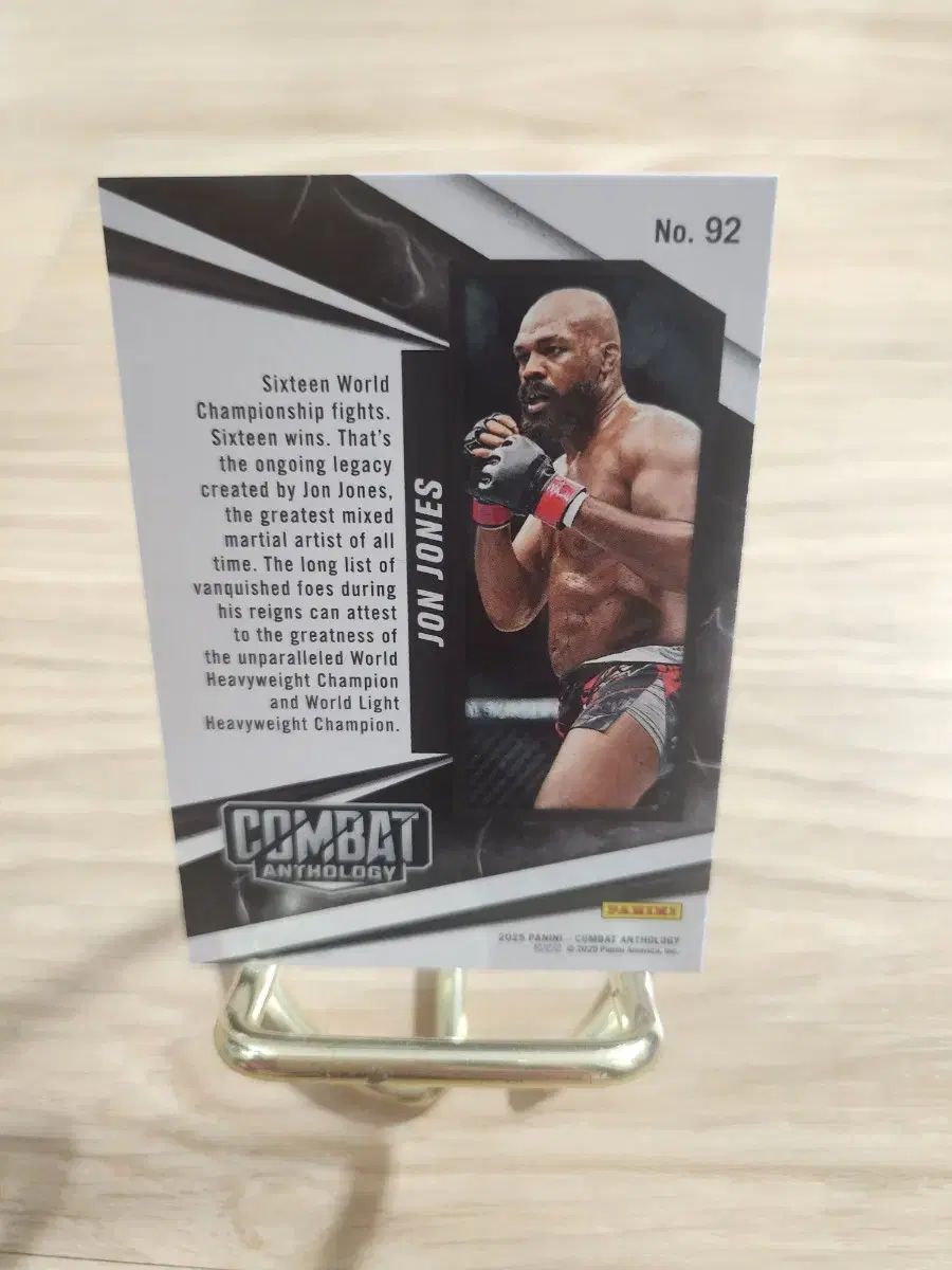 ジョンジョーンズ GSP 36枚限定 ジョン・ジョーンズ 格闘着カード