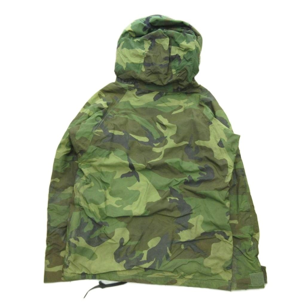 ECWCS エクワックス 90 s GEN 1 ゴアテックス パーカー 後期型 米軍実物 GORETEX U.S.ARMY ウッドランドカモ S-R