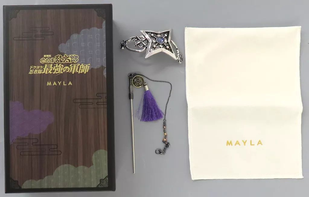 銀製品 指輪 忍術学園 五年生 アイコニック ヘアオブジェ マジェステ 簪 劇場版 忍たま乱太郎 ドクタケ忍者隊最強の軍師×Produced by MAYLA