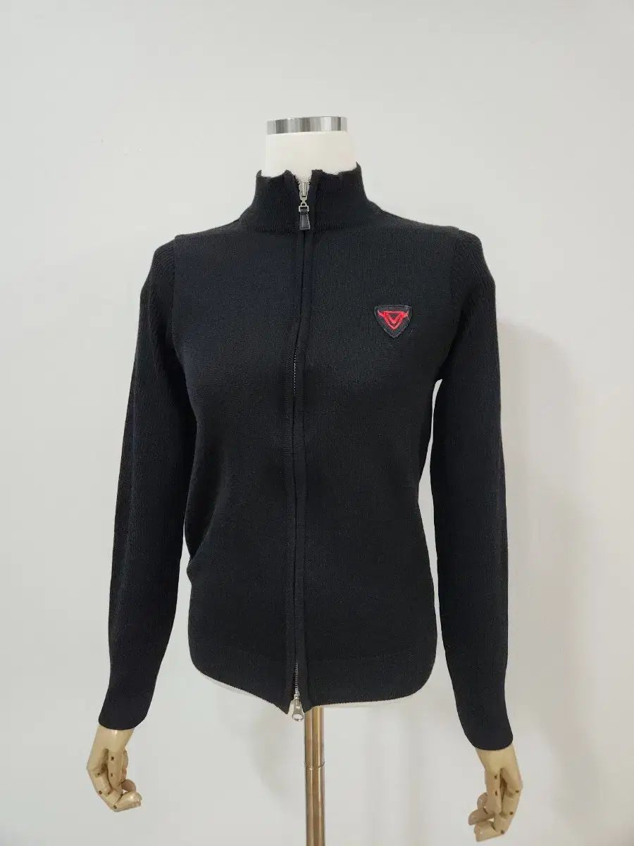 Callaway グレー ジップアップジャケット 美品】Callawayグレー ニット