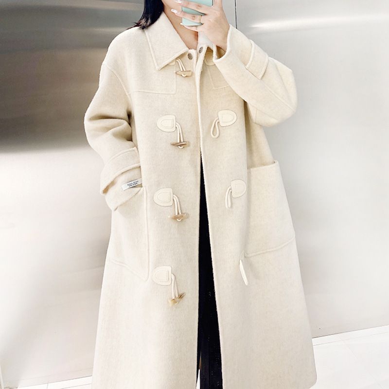 ロングコート ダッフルコート レディース チェスターコート 長袖 コート アウター 通勤服 韓国 トレンチコート 防寒 通学 通勤 かわいい 秋冬服 体型カバー ゆったり シンプル 大人 上品 プレゼントnuanta 17