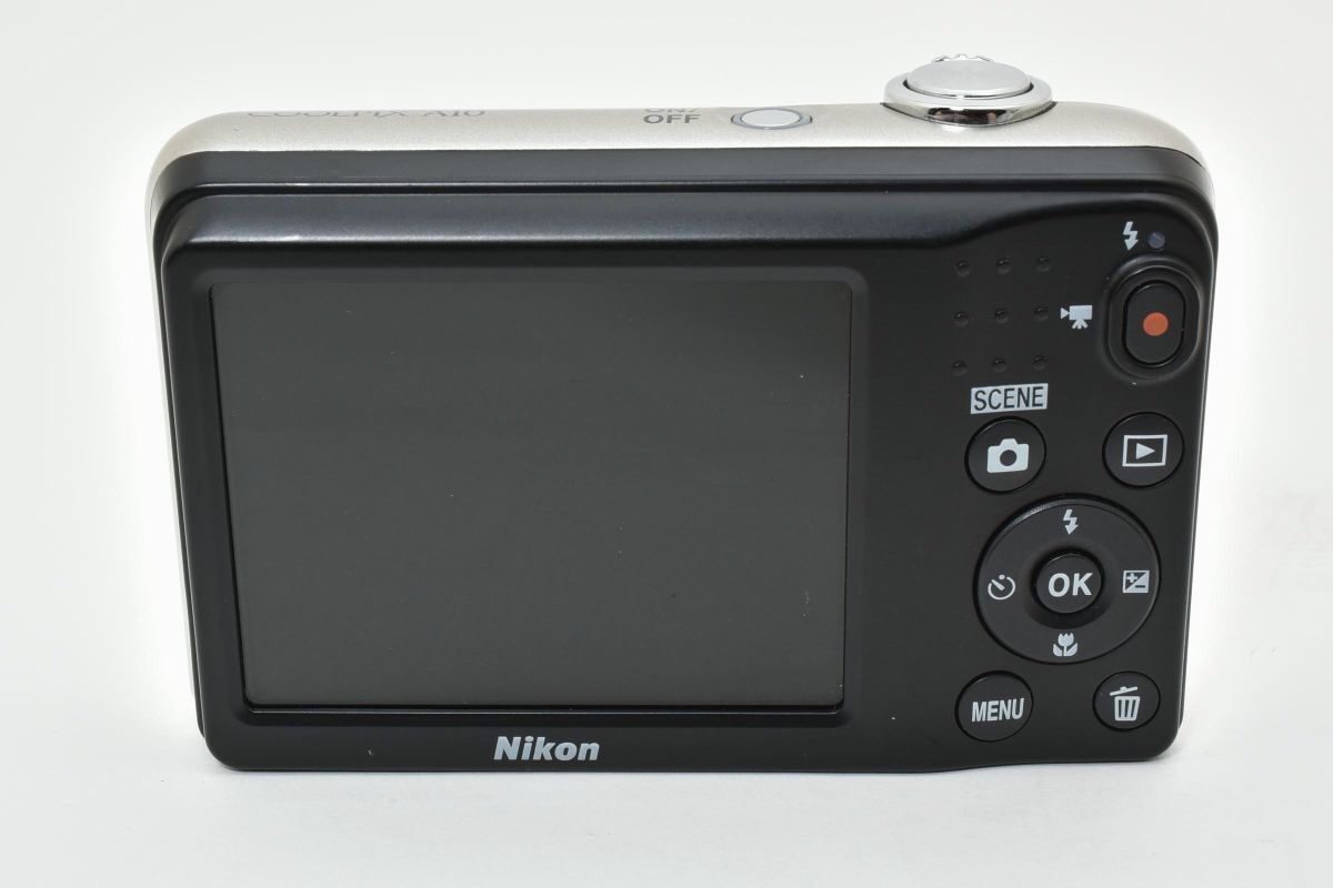 乾電池式/実写美⭕️【動作確認済】】Nikon COOLPIX A10 シルバー