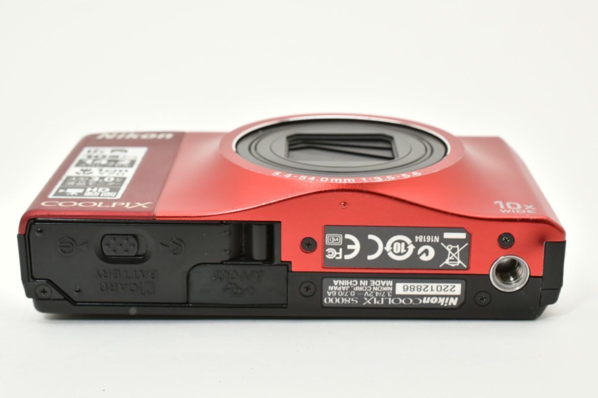 実用品 ｜Nikon COOLPIX S8000 フラッシュレッド クールピクス