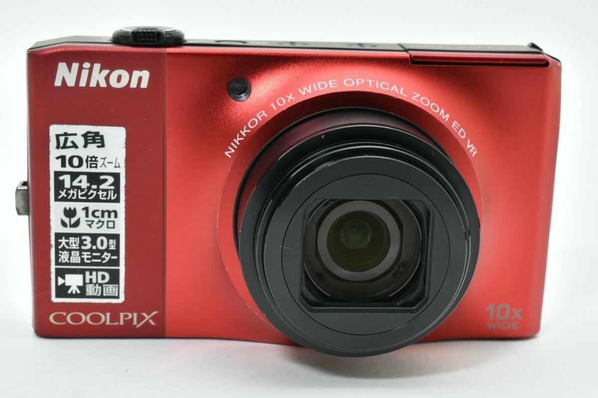 実用品 ｜Nikon COOLPIX S8000 フラッシュレッド クールピクス