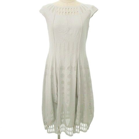 ヒロコビス HIROKO BIS ノースリーブ ワンピース ロング コクーン