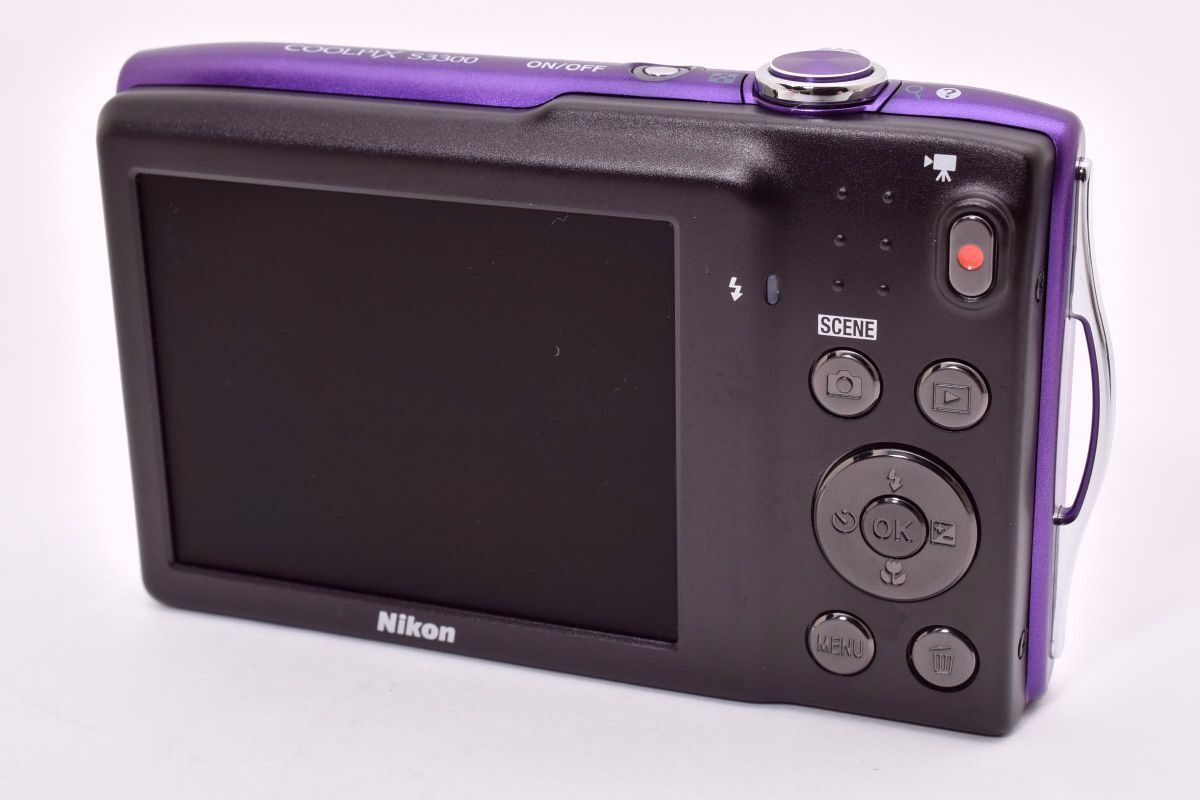 極美品 ｜Nikon COOLPIX S3300 ラベンダーパープル クールピクス
