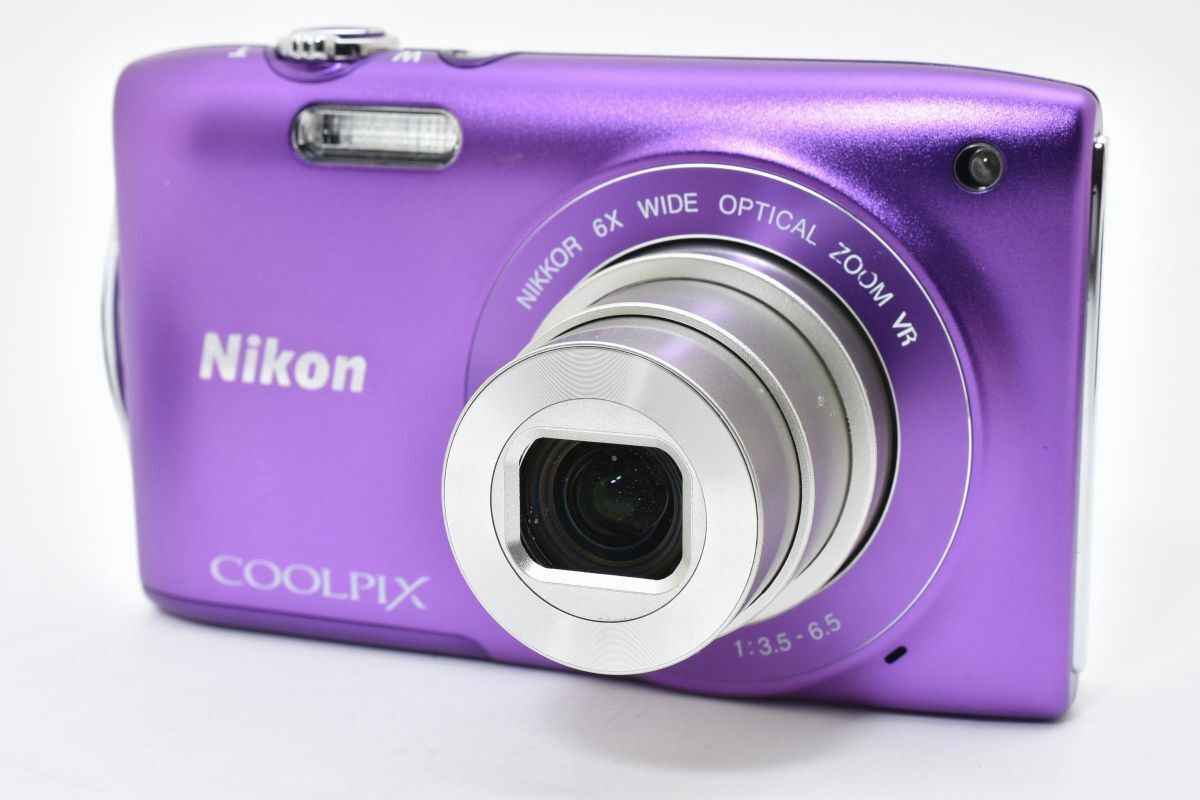 極美品 ｜Nikon COOLPIX S3300 ラベンダーパープル クールピクス