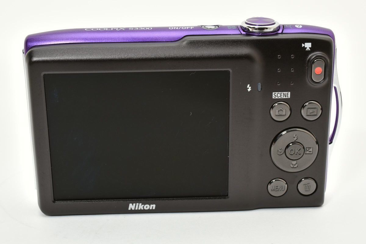 極美品 ｜Nikon COOLPIX S3300 ラベンダーパープル クールピクス