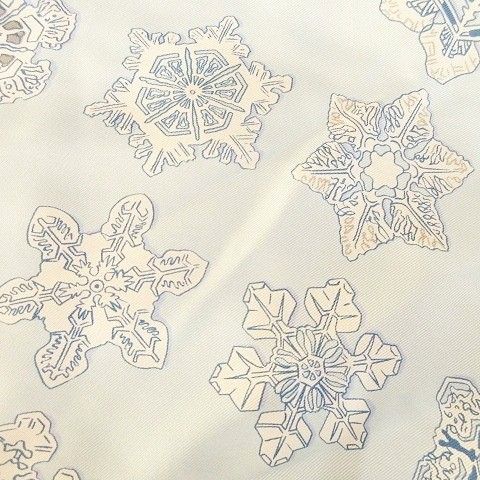 エルメス HERMES マフラー ストール アンゴラ 切替 シルク 雪の結晶 スカーフ柄 青 ブルー AA マフラー 小物 レディース