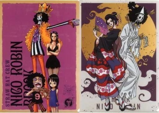 中古】クリアファイル ロビン＆ブルック A4クリアファイルセット(2枚組