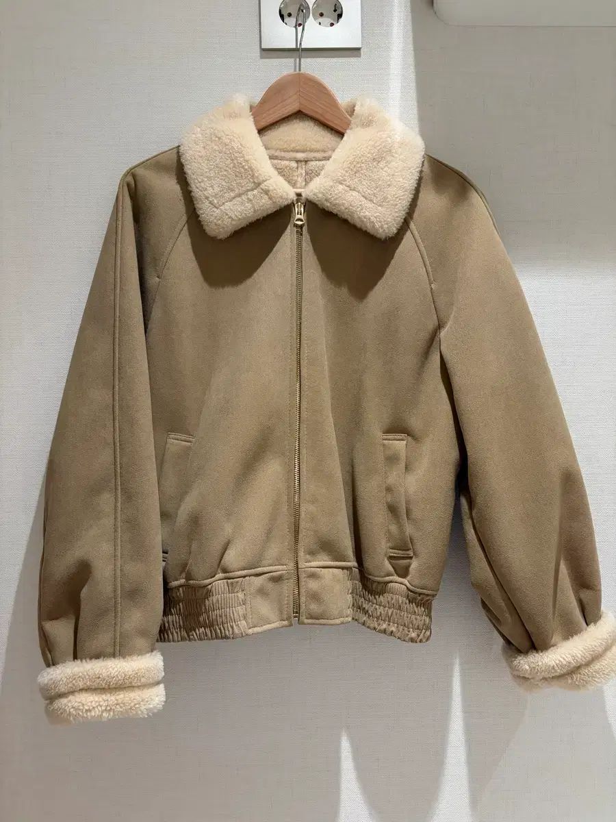 ニハウ maud shearling jacket