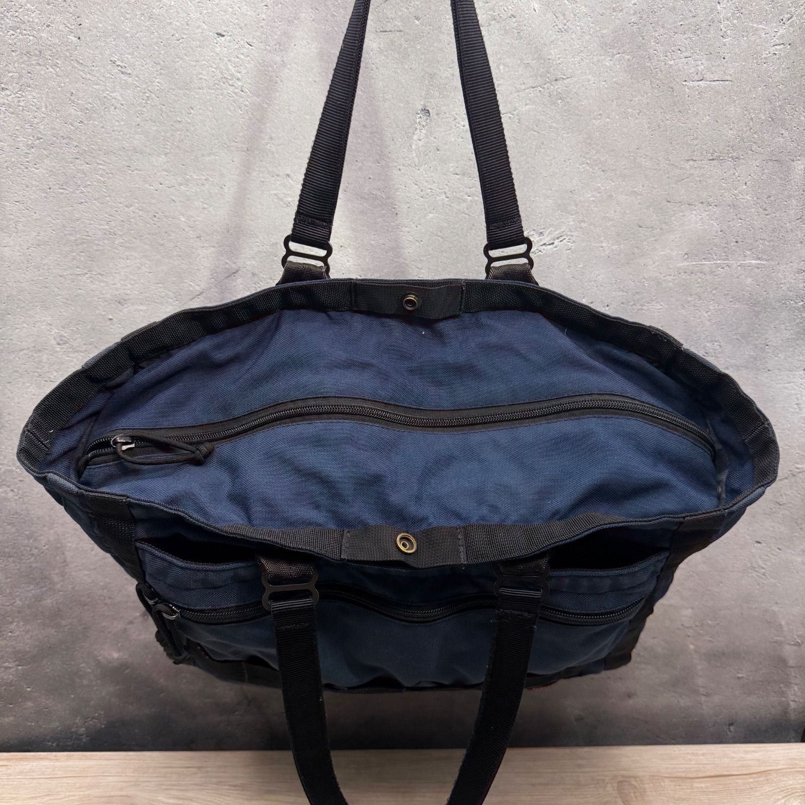 ✨BRIEFING USA ブリーフィング SQ TOTE トートバッグ ネイビー 大容量 