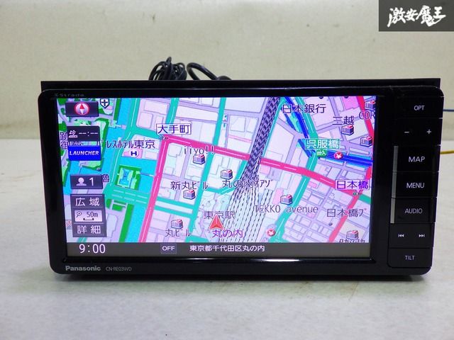 保証付】 Panasonic パナソニック 汎用 メモリーナビ CN-RE03WD CD DVD