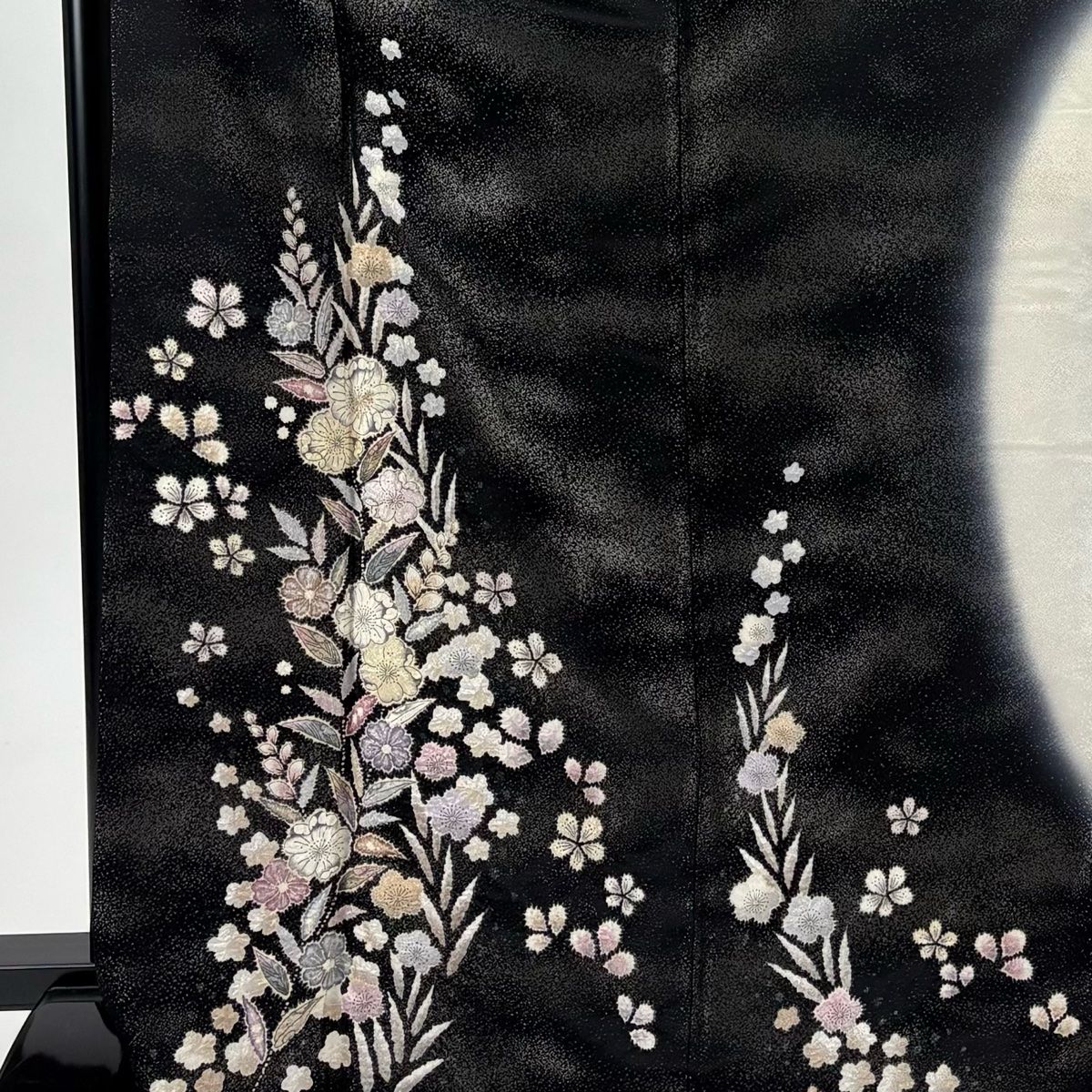 訪問着 身丈168.5cm 裄丈69.5cm L 袷 徳永憲峯 落款 辻が花 銀通し