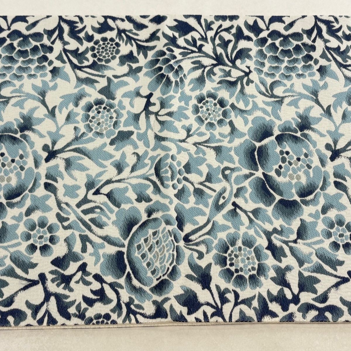 袋帯 秀品 草花 青灰色 六通 正絹 【中古】 - メルカリ