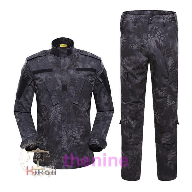 上下セット メンズ アウター セットアップ 迷彩服上下セット ジップアップ ミリタリージャケット ロングパンツ 秋冬 ミリタリー 迷彩服 戦闘服 
