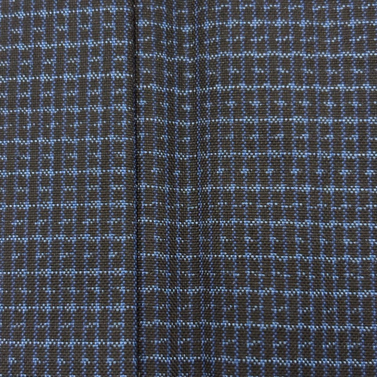  男着物 身丈145 5 cm 裄丈73 M 袷 大島紬 証紙 幾何学模様 紺色 正絹 秀品 着物 着物 浴衣