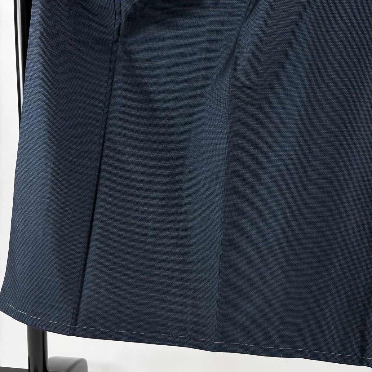 男着物 身丈146 5 cm 裄丈70 M 袷 紬 アンサンブル 亀甲絣 紺色 正絹 秀品