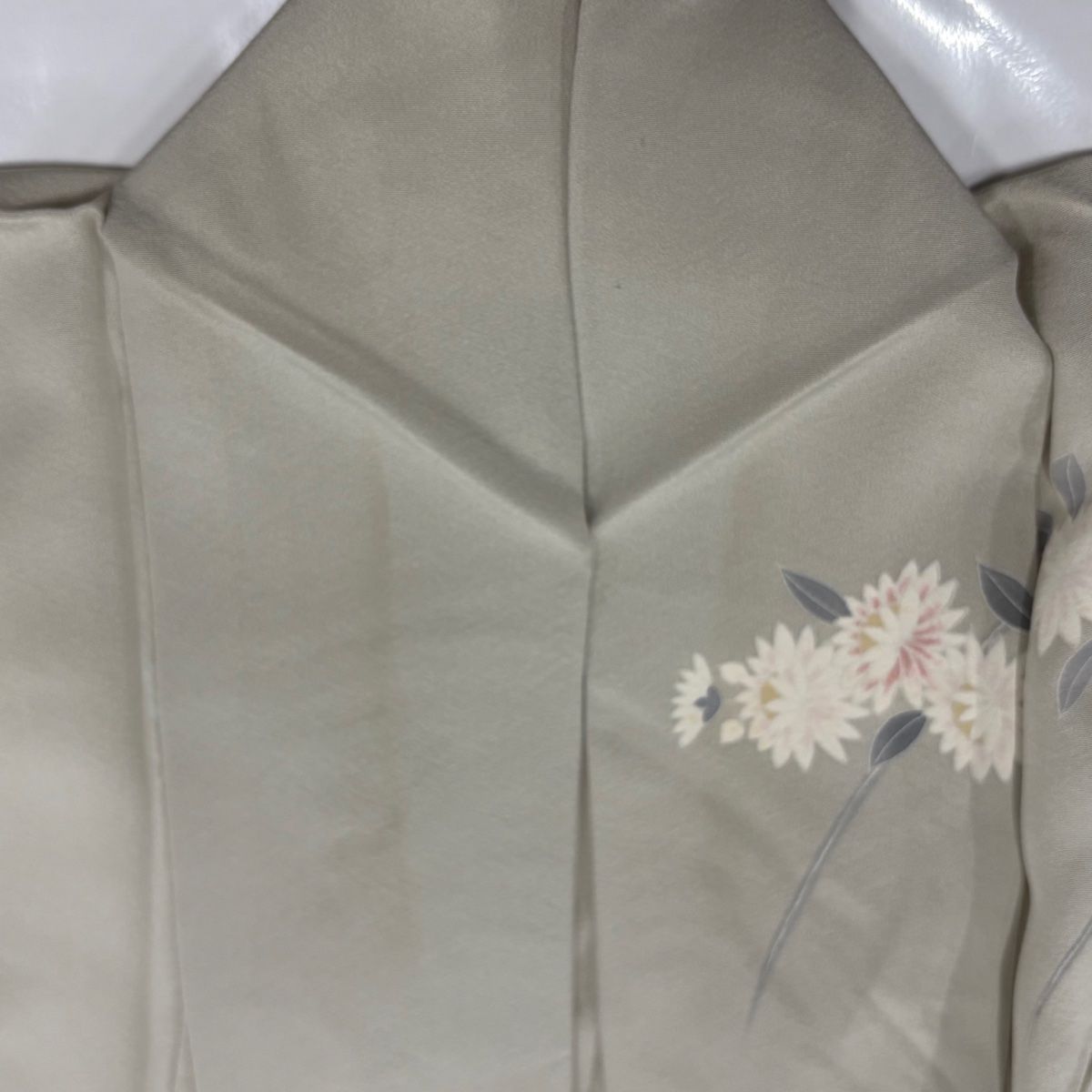  訪問着 身丈156 cm 裄丈64 5 M 単衣 童 草花 金彩 灰茶 正絹 秀品 訪問着 付け下げ 着物