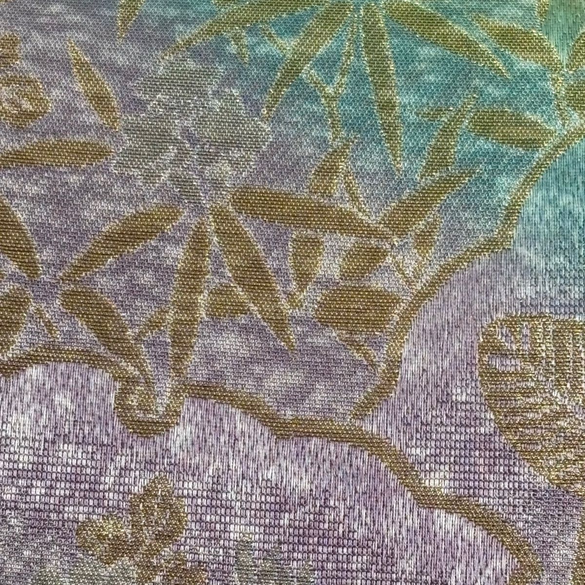 ハレの日に　宝尽くしと雪持ち松竹梅柄　唐織の袋帯 ハレの日に 宝尽くしと雪持ち松竹梅柄 唐織の袋帯