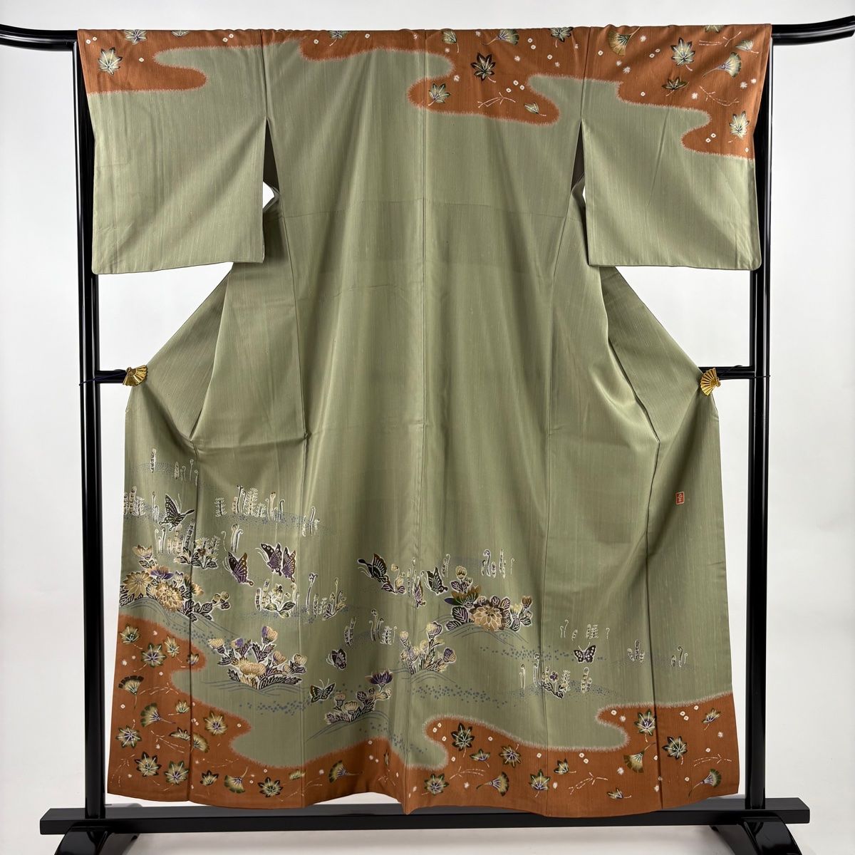 正絹 単衣 付下 花井幸子 未使用品 11hc1-1.jpg