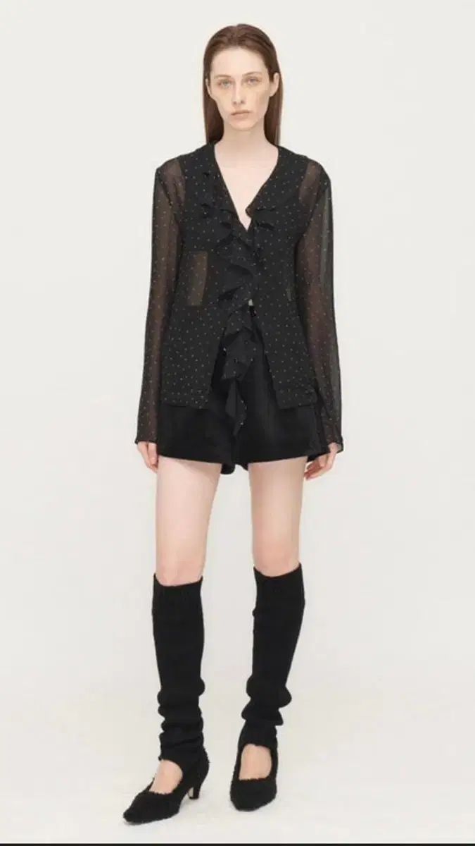 ザオープンプロダクト レッグウォーマー ブラック