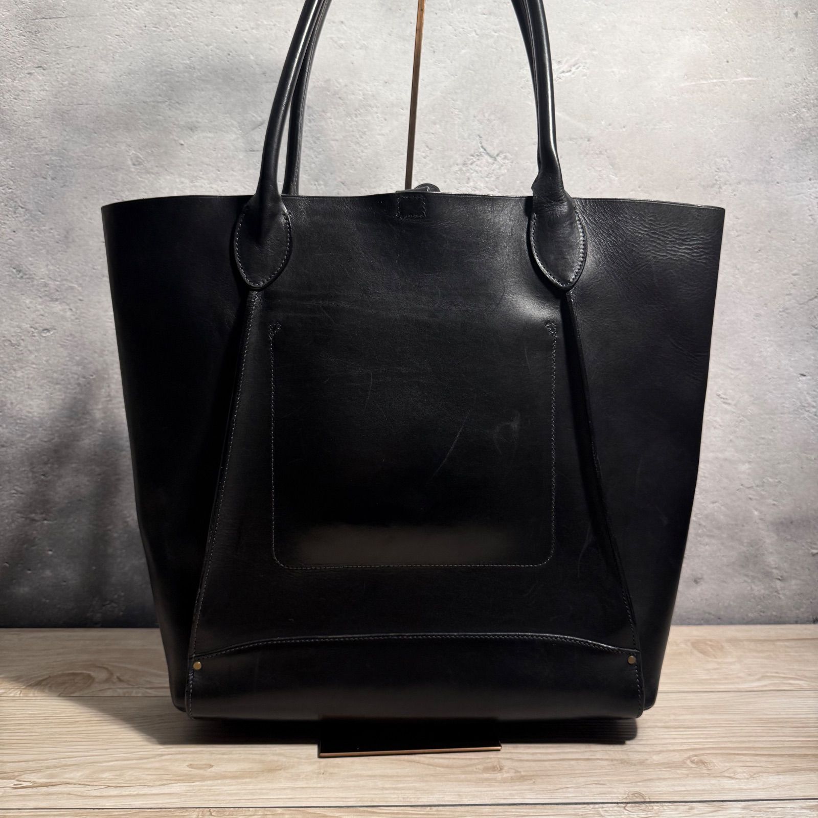 ✨Daniel&Bob ダニエルアンドボブ オールレザー トートバッグ ブラック