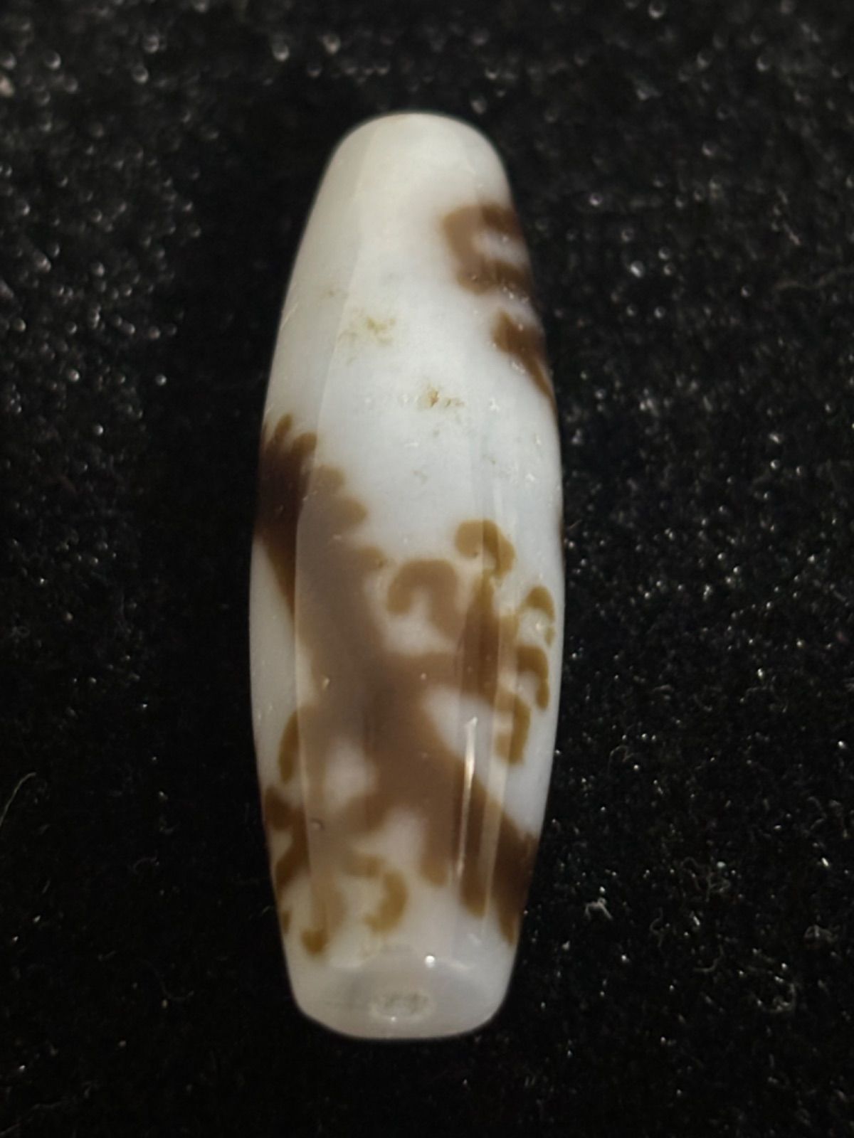 天珠 白五本爪龍神天珠