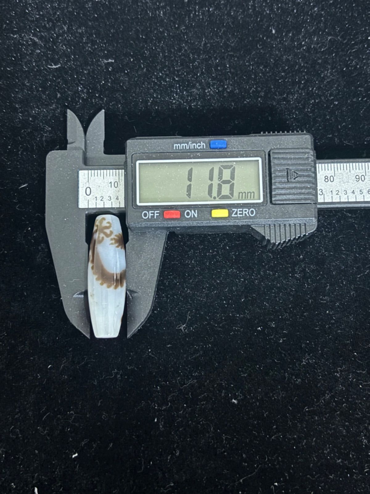 天珠 白五本爪龍神天珠