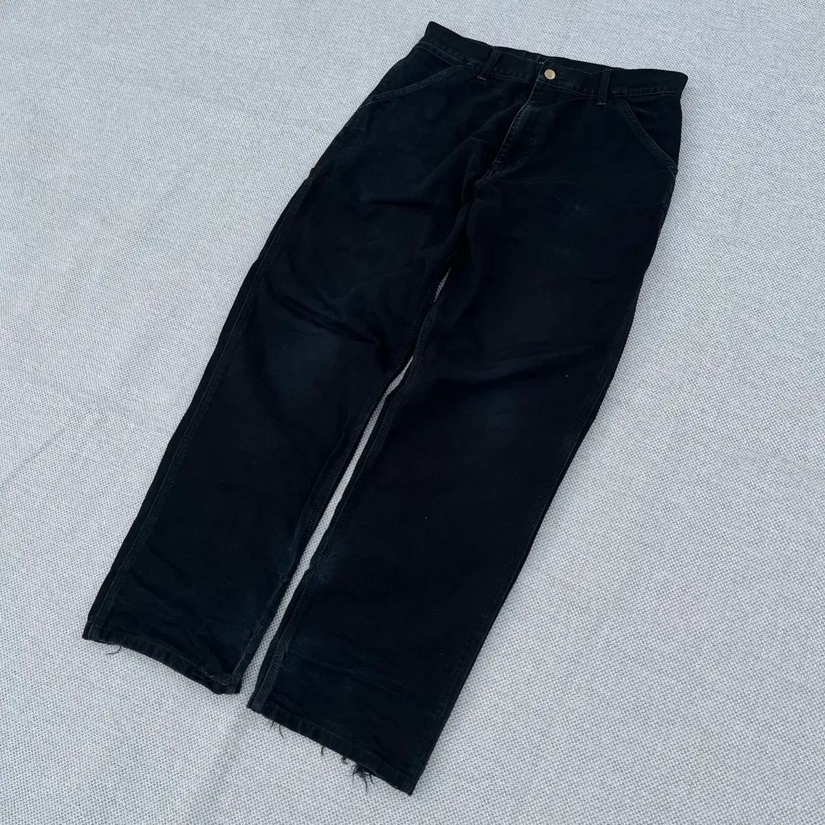 carhartt ブラックデニム　ペインターパンツ　w31 Carhartt ペインター カーハート デニムパンツ 黒 carhartt ブラック