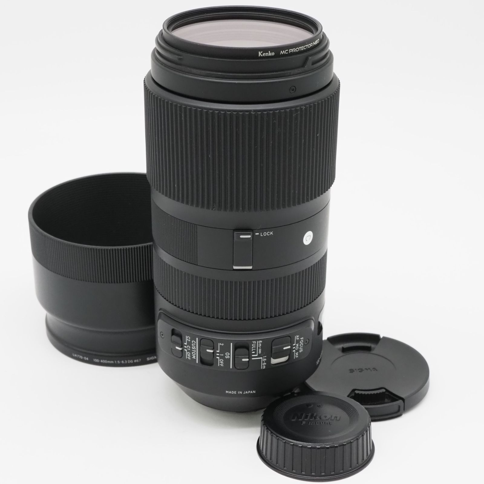 SIGMA シグマ 100-400 mm F 5-6.3 DG OS HSM Nikon ニコン 用｜超望遠ズーム 光学良好 動作快調