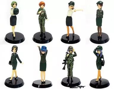 中古】トレーディングフィギュア 全8種セット 「それゆけ!女性自衛官