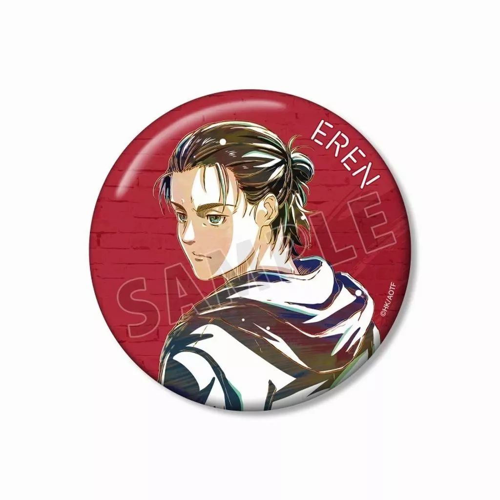 中古】バッジ・ビンズ エレン・イェーガー Ani-Art 100mm缶バッジ 第4