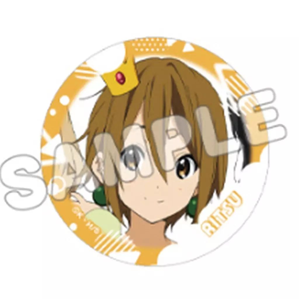 中古】バッジ・ビンズ 3.田井中律 「けいおん! トレーディング缶バッジ